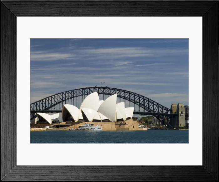 Framed Print : Opera House and Harbour Bridge, Sydney, New South Wales, Australia, Pacific Framed Print : Opera House and Harbour Bridge, Sydney, New South Wales, Australia, Pacific