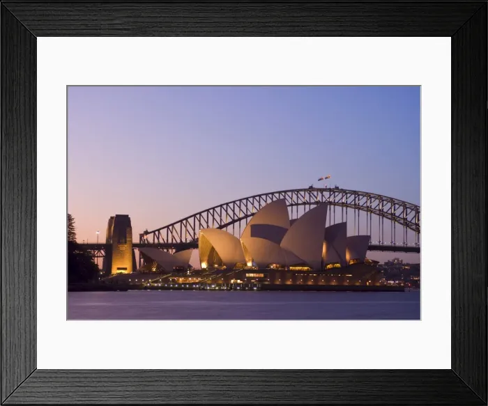 Framed Print : Opera House and Harbour Bridge, Sydney, New South Wales, Australia, Pacific Framed Print : Opera House and Harbour Bridge, Sydney, New South Wales, Australia, Pacific