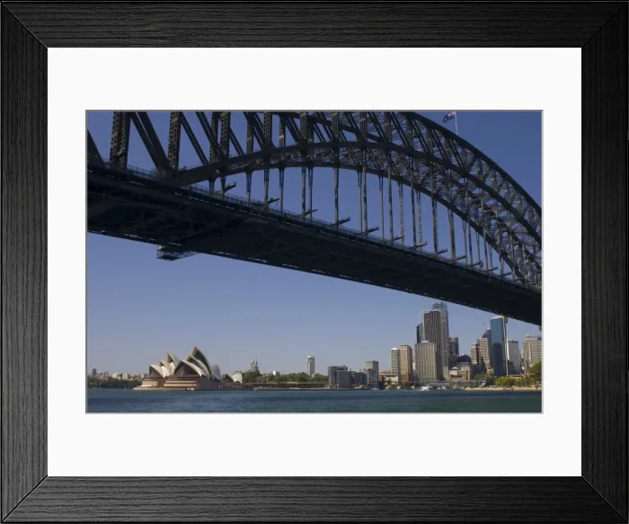 Framed Print : Opera House and Harbour Bridge, Sydney, New South Wales, Australia, Pacific Framed Print : Opera House and Harbour Bridge, Sydney, New South Wales, Australia, Pacific