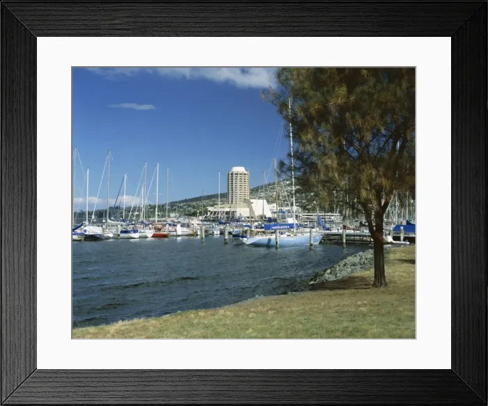 Framed Print : Wrest Point Casino, Hobart, Tasmania, Australia, Pacific