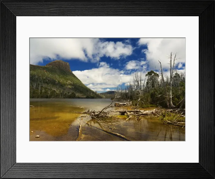 Framed Print : Lake Myrtle and Mt. Rogoona, Walls of Jerusalem National Park, Tasmania Framed Print : Lake Myrtle and Mt. Rogoona, Walls of Jerusalem National Park, Tasmania