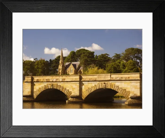 Framed Print : Ross Bridge and Uniting Church, Ross, The Heritage Highway, Tasmania, Australia, Pacific Framed Print : Ross Bridge and Uniting Church, Ross, The Heritage Highway, Tasmania, Australia, Pacific