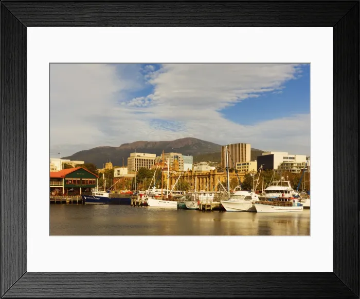 Framed Print : Victoria Dock, Hobart, Tasmania, Australia, Pacific Framed Print : Victoria Dock, Hobart, Tasmania, Australia, Pacific