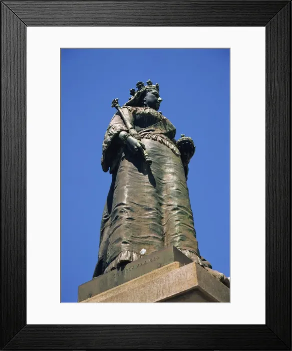 Framed Print : Low angle view of the statue of Queen Victoria, Victoria Square, Adelaide Framed Print : Low angle view of the statue of Queen Victoria, Victoria Square, Adelaide