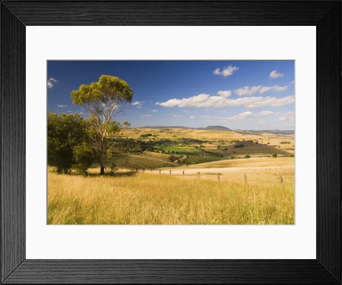Framed Print : Farmland, Buchan, Victoria, Australia, Pacific Framed Print : Farmland, Buchan, Victoria, Australia, Pacific
