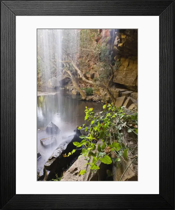 Framed Print : Waterfall, Deadcock Den, Mitchell River National Park, Victoria, Australia, Pacific Framed Print : Waterfall, Deadcock Den, Mitchell River National Park, Victoria, Australia, Pacific