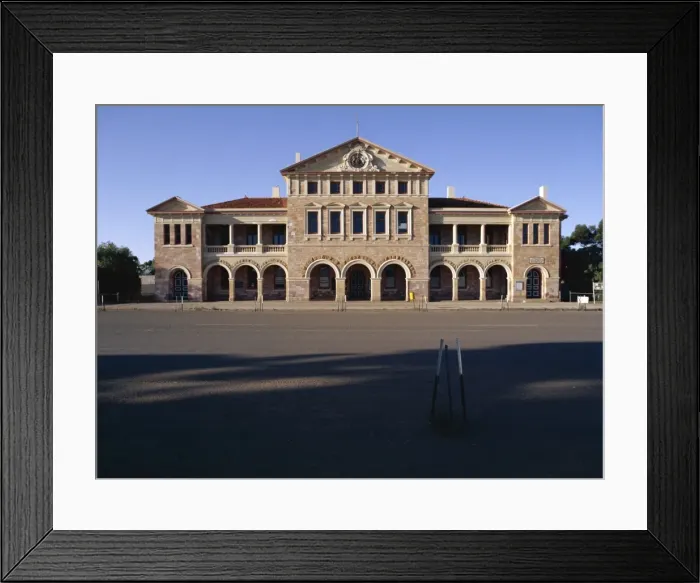 Framed Print : Town built in 1898 gold rush, now a virtual ghost town and museum, Coolgardie Framed Print : Town built in 1898 gold rush, now a virtual ghost town and museum, Coolgardie