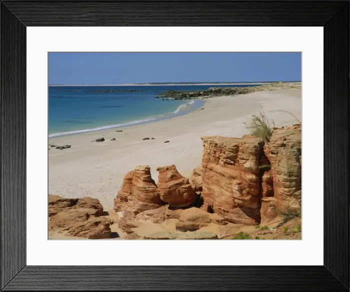 Framed Print : Beach at Kooljaman resort, Cape Leveque, Kimberley, Western Australia, Australia Framed Print : Beach at Kooljaman resort, Cape Leveque, Kimberley, Western Australia, Australia