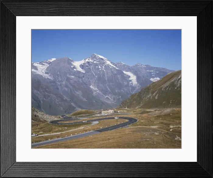 Framed Print : Road, Grossglockner-Hochalpen, Austria, Europe Framed Print : Road, Grossglockner-Hochalpen, Austria, Europe