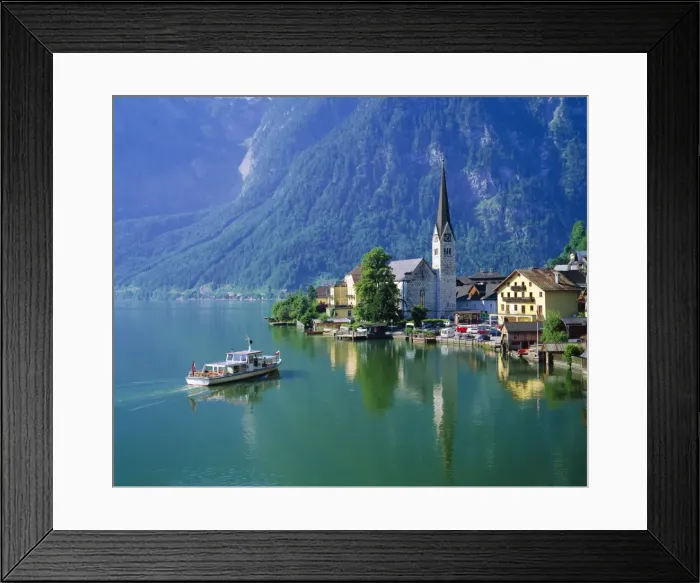 Framed Print : Hallstatt, Salzkammergut, Austria Framed Print : Hallstatt, Salzkammergut, Austria