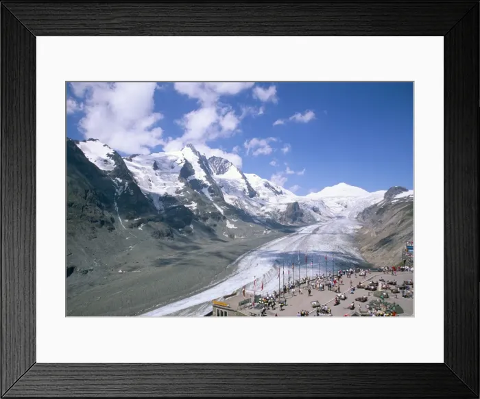 Framed Print : Grossglockner glacier, the longest glacier in Europe, Hohe Tauern National Park Framed Print : Grossglockner glacier, the longest glacier in Europe, Hohe Tauern National Park