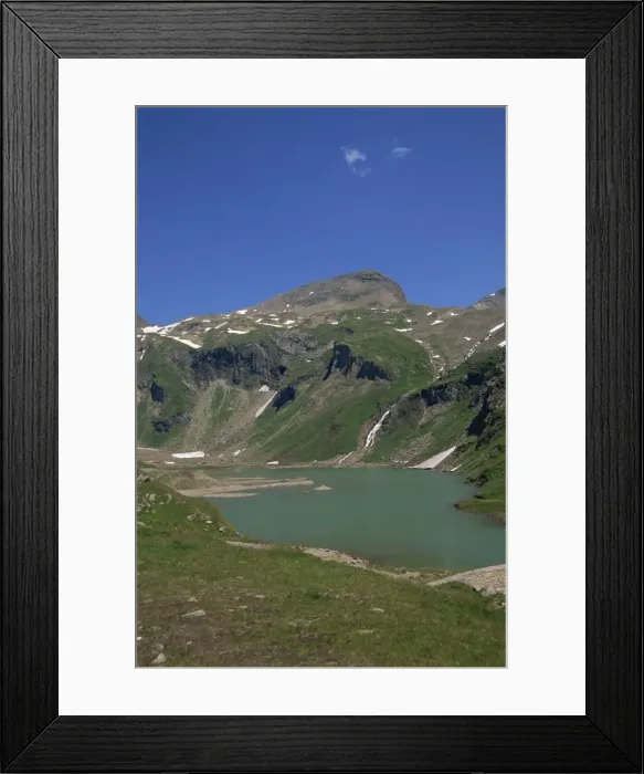 Framed Print : Lake and waterfall in the Hohe Tauern National Park, Austrian Alps, Austria, Europe Framed Print : Lake and waterfall in the Hohe Tauern National Park, Austrian Alps, Austria, Europe