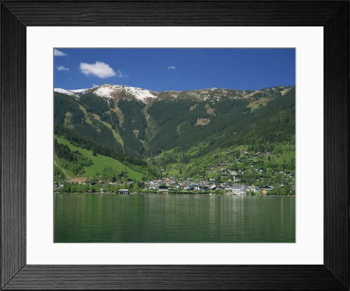Framed Print : Zell am See, Hohe Tauren Region, Austria, Europe Framed Print : Zell am See, Hohe Tauren Region, Austria, Europe