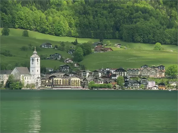 Lake Wolfgangsee, St. Wolfgang, The Salzkammergut, Austria, Europe
