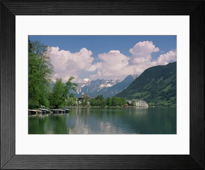 Framed Print : Zell am See, Hohe Tauern National Park region, Austria, Europe Framed Print : Zell am See, Hohe Tauern National Park region, Austria, Europe