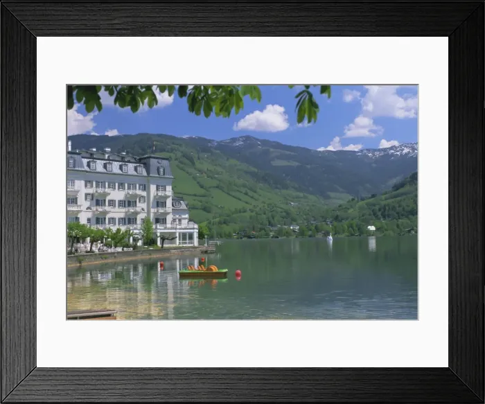Framed Print : Zell am See, Hohe Tauern National Park region, Austria, Europe Framed Print : Zell am See, Hohe Tauern National Park region, Austria, Europe