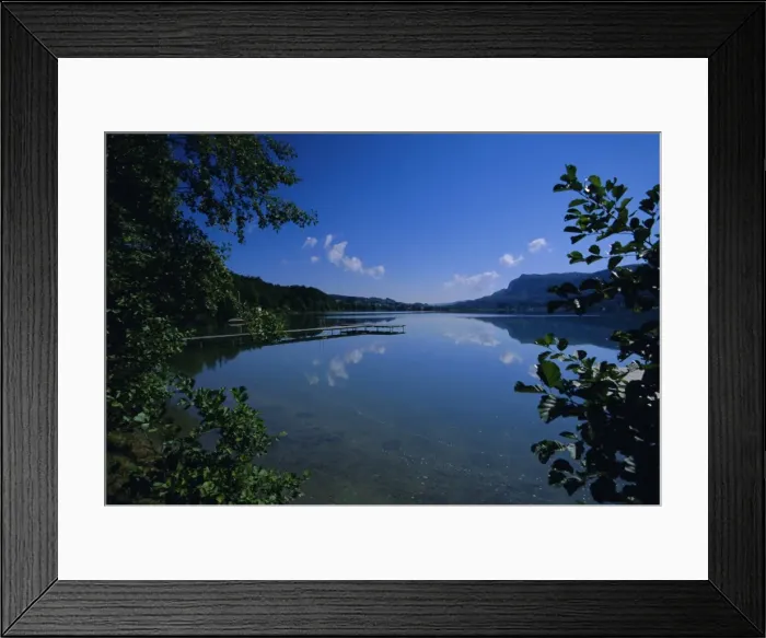 Framed Print : Lake Keutschach, Carinthia, Austria, Europe Framed Print : Lake Keutschach, Carinthia, Austria, Europe