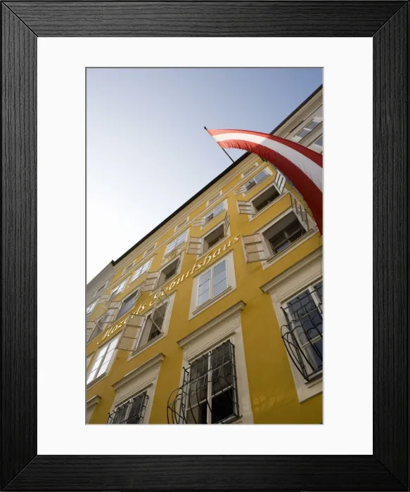 Framed Print : Motzarts House, Salzburg, Austria, Europe Framed Print : Motzarts House, Salzburg, Austria, Europe