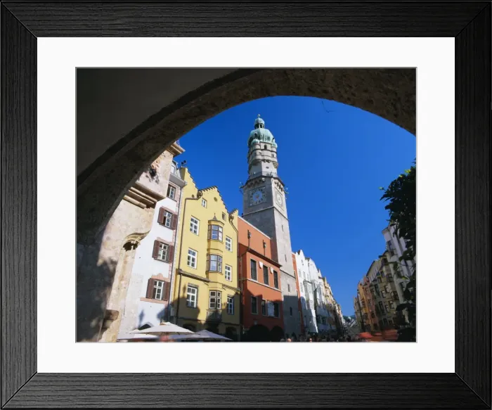 Framed Print : City centre, Innsbruck, Tirol (Tyrol), Austria, Europe Framed Print : City centre, Innsbruck, Tirol (Tyrol), Austria, Europe