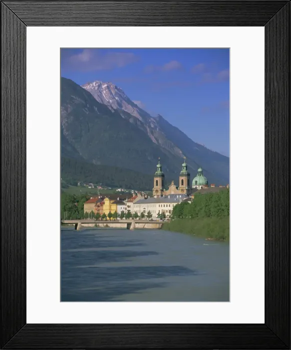 Framed Print : Buildings along the Inn River, Innsbruck, Tirol (Tyrol), Austria, Europe Framed Print : Buildings along the Inn River, Innsbruck, Tirol (Tyrol), Austria, Europe