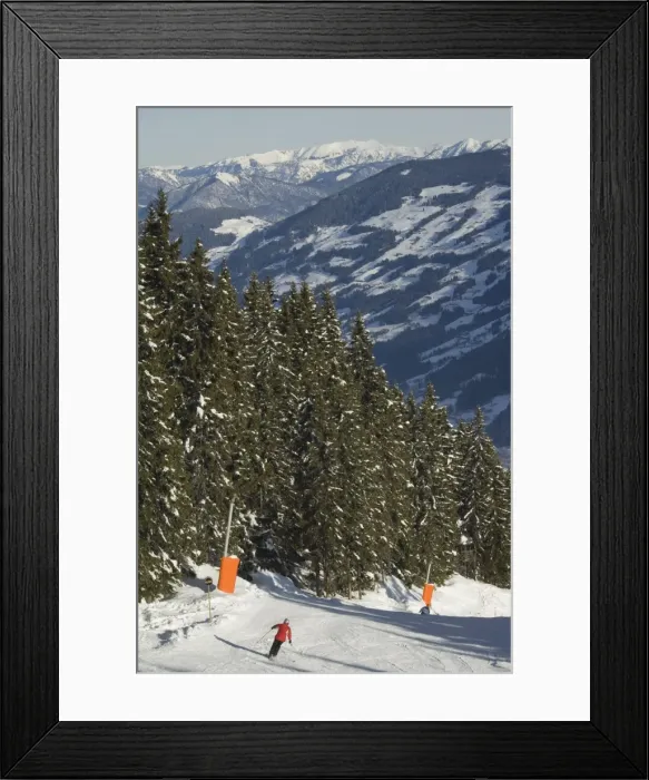 Framed Print : Skier, Mayrhofen ski resort, Zillertal Valley, Austrian Tyrol, Austria, Europe Framed Print : Skier, Mayrhofen ski resort, Zillertal Valley, Austrian Tyrol, Austria, Europe