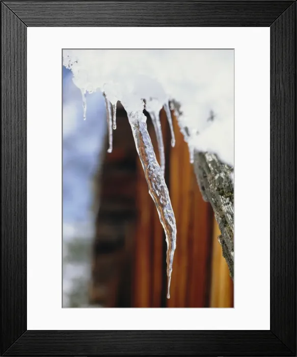 Framed Print : Icicle, St. Anton, Tirol, Austrian Alps, Austria, Europe Framed Print : Icicle, St. Anton, Tirol, Austrian Alps, Austria, Europe