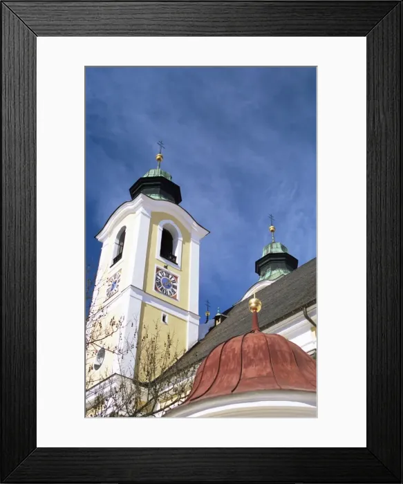 Framed Print : Baroque church, St. Johann, Tyrol (Tirol), Austria, Europe Framed Print : Baroque church, St. Johann, Tyrol (Tirol), Austria, Europe