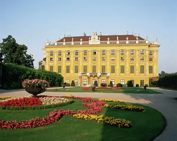 Palace and gardens of Schonbrunn, UNESCO World Heritage Site, Vienna, Austria, Europe