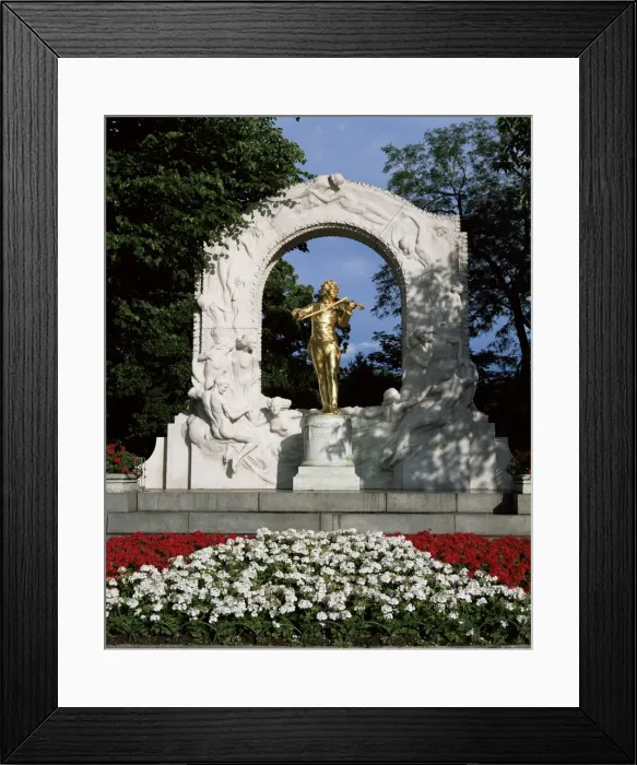 Framed Print : Johann Strauss monument, Stadpark, Vienna, Austria, Europe Framed Print : Johann Strauss monument, Stadpark, Vienna, Austria, Europe