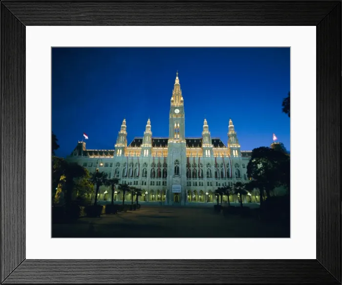 Framed Print : Rathaus (Town Hall), Vienna, Austria, Europe Framed Print : Rathaus (Town Hall), Vienna, Austria, Europe