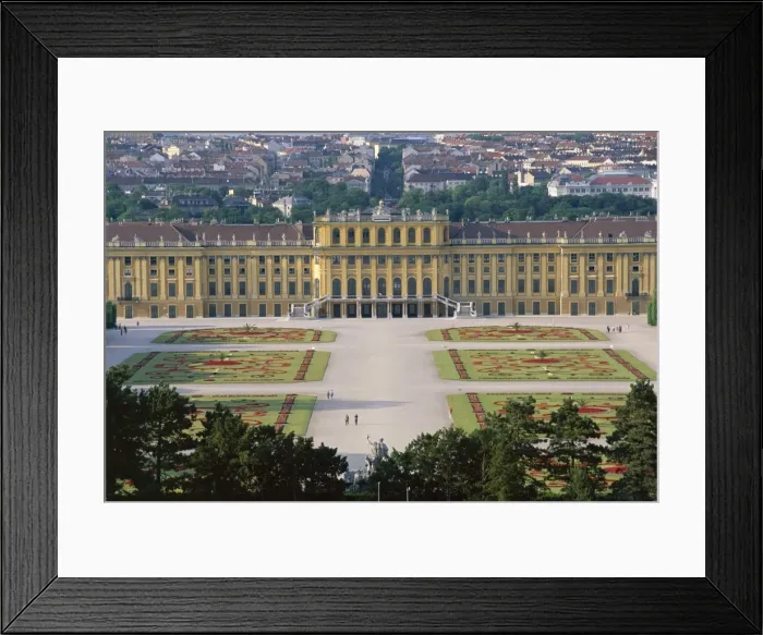 Framed Print : Schonbrunn Palace and Gardens, UNESCO World Heritage Site, Vienna, Austria, Europe Framed Print : Schonbrunn Palace and Gardens, UNESCO World Heritage Site, Vienna, Austria, Europe