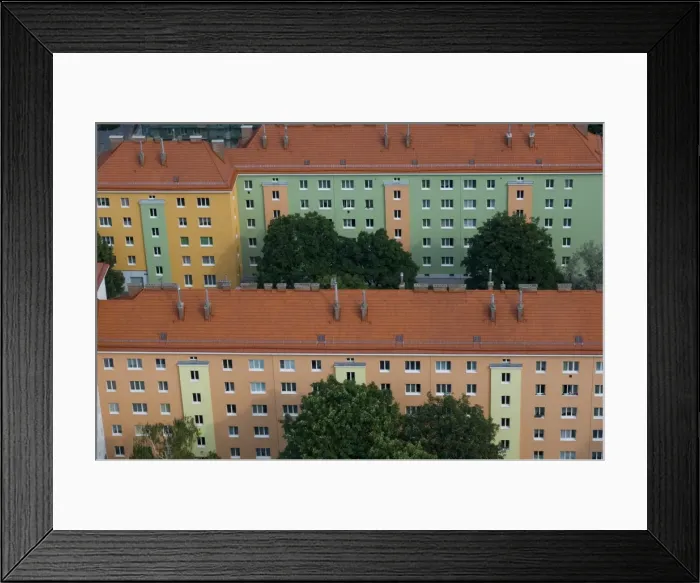Framed Print : Public housing blocks, Vienna, Austria, Europe Framed Print : Public housing blocks, Vienna, Austria, Europe