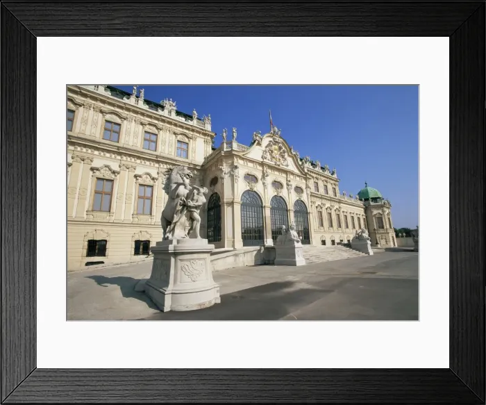 Framed Print : Upper Belvedere, Vienna, Austria, Europe Framed Print : Upper Belvedere, Vienna, Austria, Europe