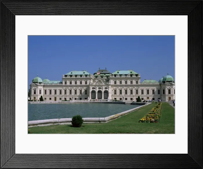 Framed Print : Upper Belvedere, Vienna, Austria, Europe Framed Print : Upper Belvedere, Vienna, Austria, Europe