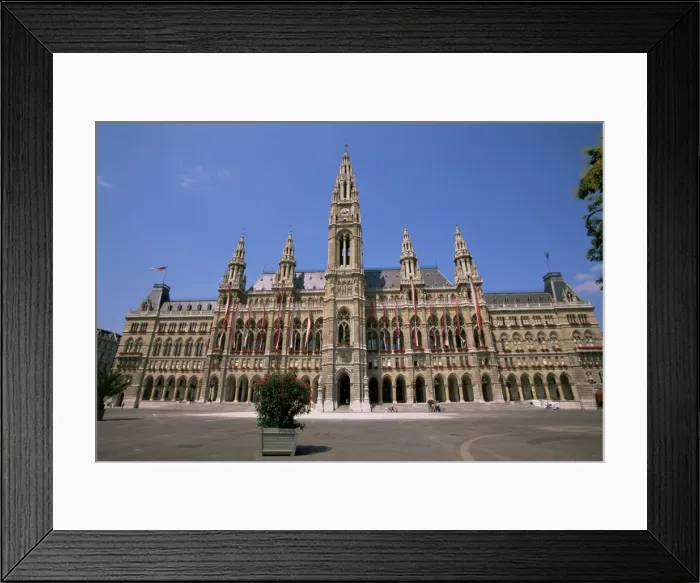 Framed Print : Rathaus (Town Hall), Vienna, Austria, Europe Framed Print : Rathaus (Town Hall), Vienna, Austria, Europe