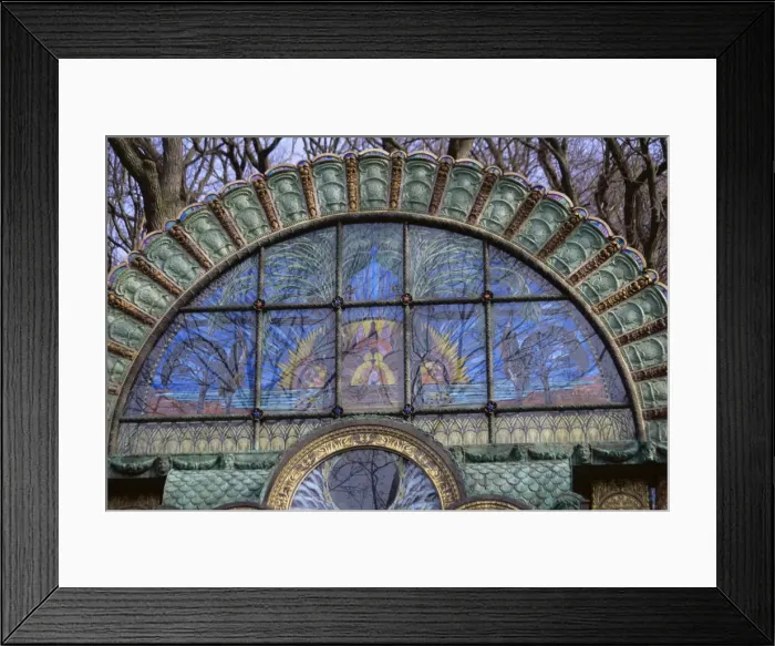 Framed Print : Facade details, Fuchs Villa, designed by Otto Wagner in 1888, Penzing, Vienna Framed Print : Facade details, Fuchs Villa, designed by Otto Wagner in 1888, Penzing, Vienna