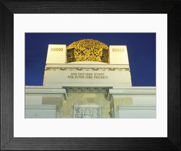 Framed Print : Detail of the exterior of the dome of the art nouveau Secession building Framed Print : Detail of the exterior of the dome of the art nouveau Secession building