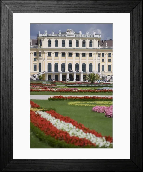 Framed Print : Schonbrunn Palace and gardens, UNESCO World Heritage Site, Vienna, Austria, Europe Framed Print : Schonbrunn Palace and gardens, UNESCO World Heritage Site, Vienna, Austria, Europe