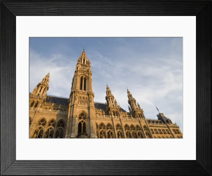 Framed Print : Neues Rathaus (Town Hall) in morning light, Vienna, Austria, Europe Framed Print : Neues Rathaus (Town Hall) in morning light, Vienna, Austria, Europe