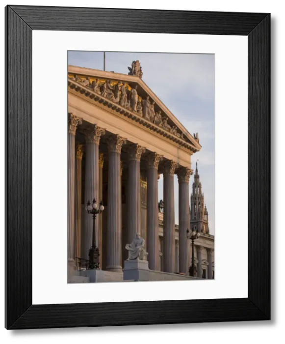 Framed Print : Parliament Building at dawn, Vienna, Austria, Europe Framed Print : Parliament Building at dawn, Vienna, Austria, Europe