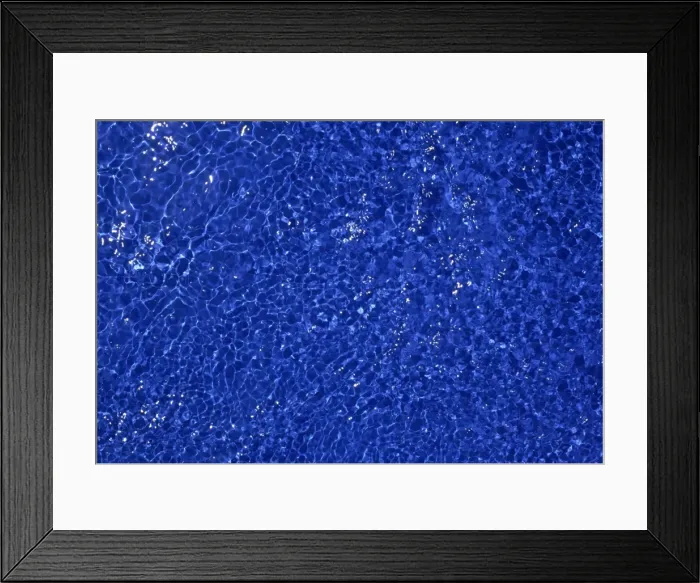 Framed Print : Sunlight sparkling on blue water Framed Print : Sunlight sparkling on blue water