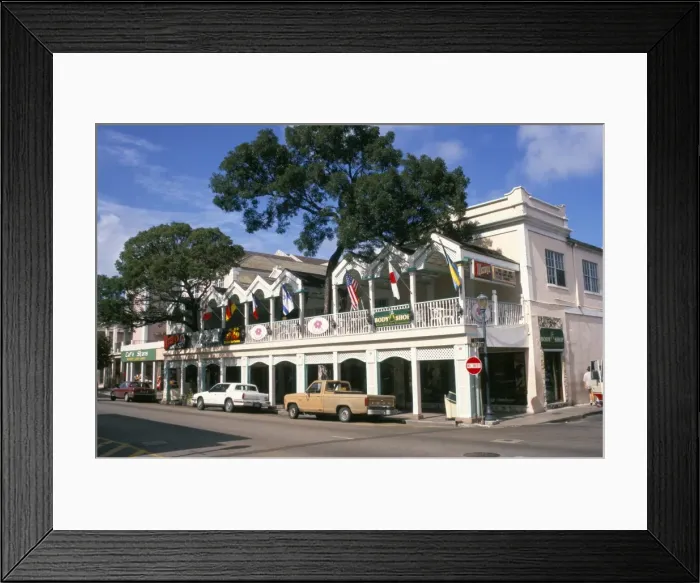 Framed Print : Main Street, Frederick Street, Nassau, Bahamas, West Indies, Central America Framed Print : Main Street, Frederick Street, Nassau, Bahamas, West Indies, Central America