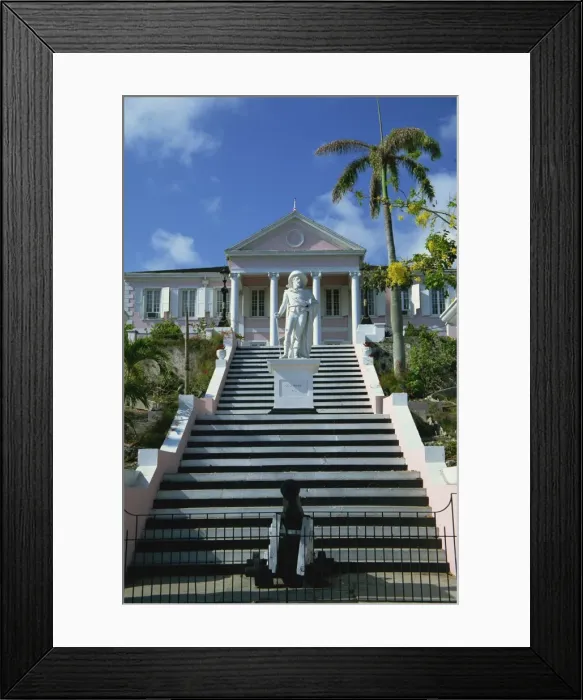 Framed Print : Government House, Nassau, Bahamas, Central America Framed Print : Government House, Nassau, Bahamas, Central America