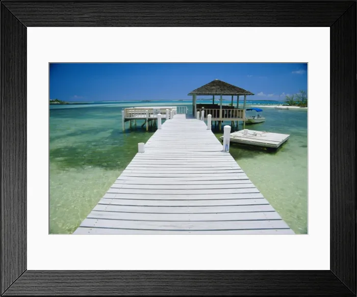 Framed Print : Jetty near Georgetown, Exuma, Bahamas Framed Print : Jetty near Georgetown, Exuma, Bahamas