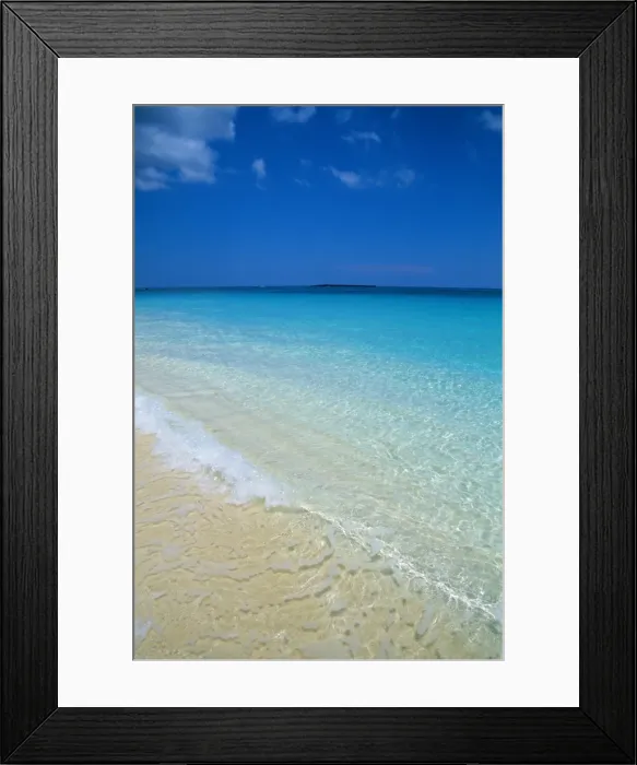 Framed Print : Beach, Paradise Island, Bahamas, Central America Framed Print : Beach, Paradise Island, Bahamas, Central America