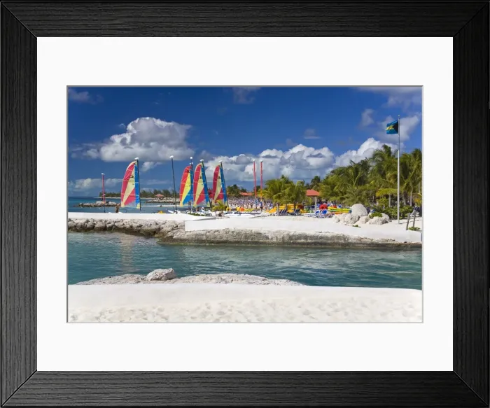 Framed Print : Beach on Princess Cays, Eleuthera Island, Bahamas, West Indies, Central America Framed Print : Beach on Princess Cays, Eleuthera Island, Bahamas, West Indies, Central America