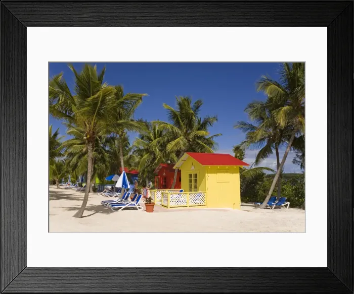 Framed Print : Beach cabana, Princess Cays, Eleuthera Island, Bahamas, West Indies, Central America Framed Print : Beach cabana, Princess Cays, Eleuthera Island, Bahamas, West Indies, Central America