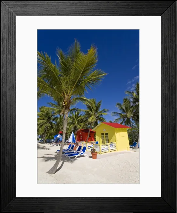 Framed Print : Beach cabana, Princess Cays, Eleuthera Island, Bahamas, West Indies, Central America Framed Print : Beach cabana, Princess Cays, Eleuthera Island, Bahamas, West Indies, Central America