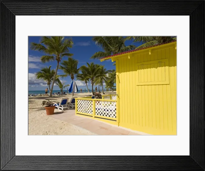 Framed Print : Beach cabana, Princess Cays, Eleuthera Island, Bahamas, West Indies, Central America Framed Print : Beach cabana, Princess Cays, Eleuthera Island, Bahamas, West Indies, Central America