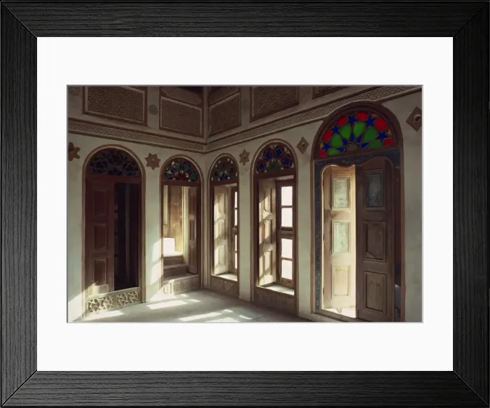 Framed Print : Interior of the restored house of Shaikh Isa, in the small village of Al Jasra Framed Print : Interior of the restored house of Shaikh Isa, in the small village of Al Jasra